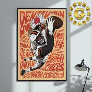 Cleveland Browns Limited Edition 2024 Browns Gameday Week 15 Illustrated NFL Home Decor Poster Canvas