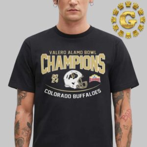 Colorado Buffaloes Football 2024 Valero Alamo Bowl Champions Unisex T-Shirt