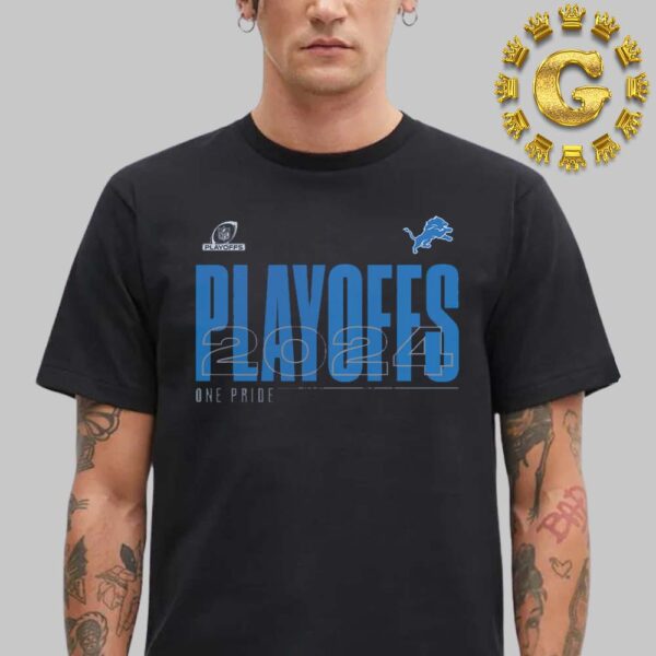 Detroit Lions Fanatics 2024 NFL Playoffs Unisex T-Shirt