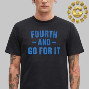 Detroit Lions Fourth And Go For It 2024 NFL Playoffs Unisex T-Shirt