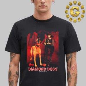 Diamond Dogs Limited Edition Poster Celebrating the 50th Anniversary Unisex T-Shirt