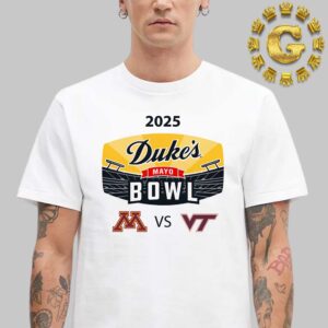 Duke’s Mayo Bow 2025 Minnesota Golden Gophers Versus Virginia Tech Hokies Matchup In Charlotte North Carolina On Jan 3 2025 Unisex T-Shirt