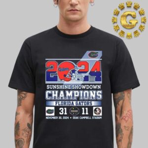 Florida Gators 2024 Sunshine Showdown Champions Unisex T-Shirt