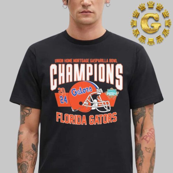 Florida Gators Football 2024 Union Home Mortgage Gasparilla Bowl Champions Unisex T-Shirt