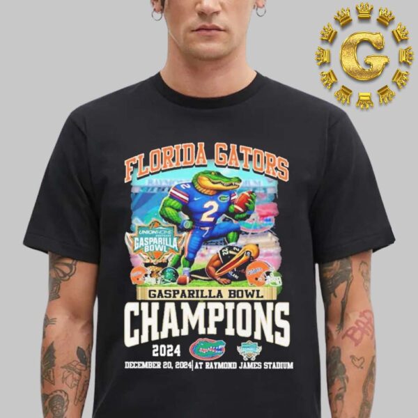 Florida Gators Football Gasparilla Bowl Champions 2024 Unisex T-Shirt