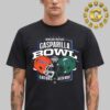 Ohio Bobcats Football Vs Jacksonville State Gamecocks Football Staff DNA Cure Bowl 2024 Unisex T-Shirt