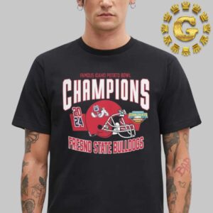 Fresno State Bulldogs Football Famous Idaho Potato Bowl Champions 2024 Unisex T-Shirt