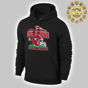 Georgia Bulldogs 2024 SEC Football Conference Champions Helmet Pullover Unisex Hoodie Shirt