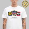 Georgia Bulldogs Football Vs Notre Dame Fighting Irish Football Allstate Sugar Bowl 2024 In New Orleans LA On Caesars Superoome On January Unisex T-Shirt