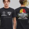 Georgia Bulldogs Football Vs Notre Dame Fighting Irish Football Playoff Quarterfinal Allstate Sugar Bowl 2024 Two Sides Unisex T-Shirt