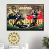 2024 AFC South Champions Houston Texas NFL 2024 Home Decor Poster Canvas