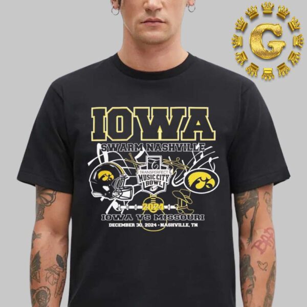 Iowa Hawkeyes Football 2024 Transperfect Music City Bowl Unisex T-Shirt