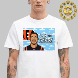 Ja Marr Chase Cincinnati Bengals The Simpsons Simpsons Characters NFL Unisex T-Shirt