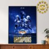 South Alabama Jaguars Are Veterans Bowl Champions 2024 Home Decor Poster Canvas