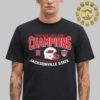 2024 Staff DNA Cure Bowl Champions Jacksonville State Gamecocks Football Unisex T-Shirt