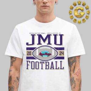 James Madison University Football 2024 Boca Raton Bowl Bound Unisex T-Shirt