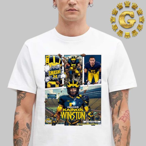 Kainoa Winston Michigan Wolverines Football Welcome Home NCAA Unisex T-Shirt