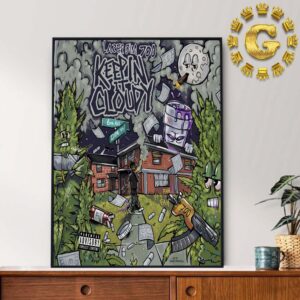 Lazer Dim 700 Poster For New Album Keepin It Cloudy North America Tour Starts In January 2025 Home Decor Poster Canvas