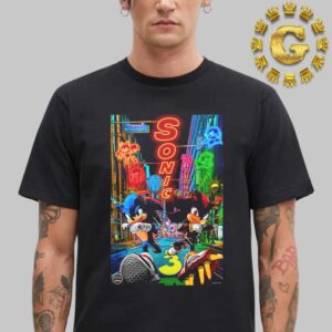 Limited Poster For Sonic 3 The Hedgehog Releasing In Theaters On December 20th 2024 Unisex T-Shirt