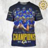 Los Angeles Rams Are NFC West Division Champions 2024 NFL All Over Print Shirt