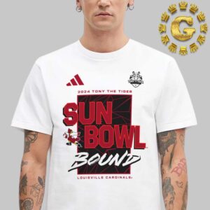 Louisville Cardinals Football X Adidas 2024 Tony The Tiger Sun Bowl Participant Unisex T-Shirt