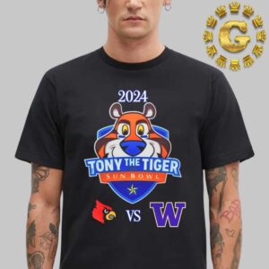 Louisville Cardinals Vs Washington Huskies 2024 Sun Bowl Contest Matchup Unisex T-Shirt