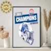 Memphis Tiger Football Are  Scooter’s Coffee Frisco Bowl Bowl Champions 2024 Home Decor Poster Canvas