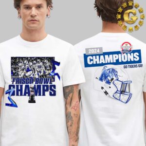 Memphis Tiger Football Are Scooter’s Coffee Frisco Bowl Bowl Champions 2024 Two Sides Unisex T-Shirt