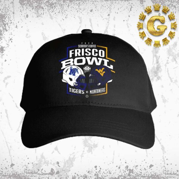 Memphis Tigers Vs West Virginia Mountaineers 2024 Scooter Coffee Frisco Bowl Classic Cap Hat Snapback