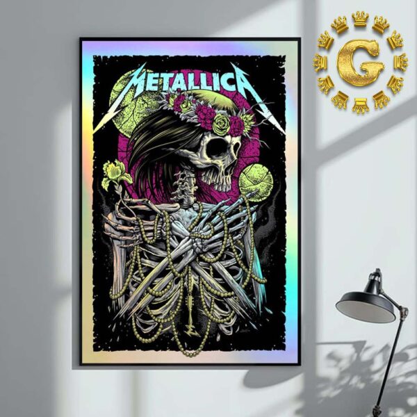 Metallica All Within My Hands 2024 Giving Tuesday Home Decor Poster Canvas