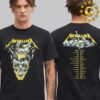 Metallica M72 Split Skull North American 2024 Tour Two Sides Unisex T-Shirt