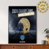 Vanderbilt Commodores Football 2024 Birmingham Bowl Champions Home Decor Poster Canvas