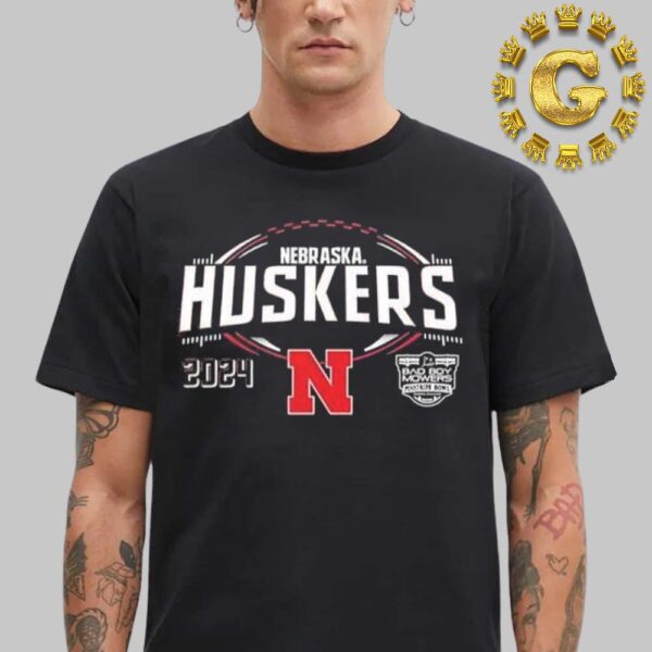 Nebraska Cornhuskers Football Bad Boy Mowers Pinstripe Bowl 2024 Unisex T-Shirt