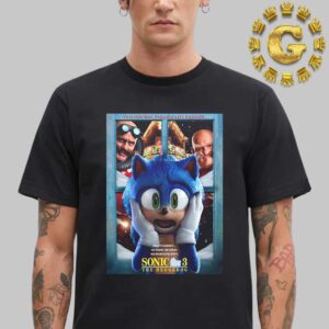 New Home Alone Inspired Official Poster For Sonic 3 Only In Theatres December 20th 2024 Unisex T-Shirt