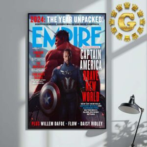 New Poster For Captain America Brave New World Only In Theaters February 14th 2025 Home Decor Poster Canvas