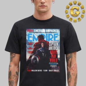 New Poster For Captain America Brave New World Only In Theaters February 14th 2025 Unisex T-Shirt