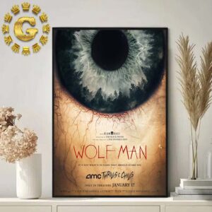 New Poster For Wolf Man Only In Theaters January 17th 2024 Home Decor Poster Canvas