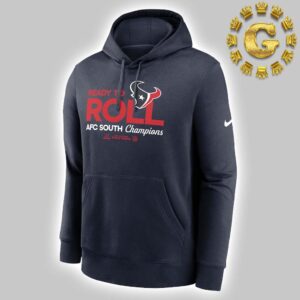 Nike X Houston Texans 2024 AFC South Division Champions Locker Room Trophy Collection Pullover Hoodie Unisex T-Shirt