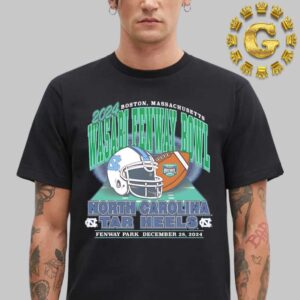 North Carolina Tar Heels Football 2024 Wasabi Fenway Bowl Fenway Park Unisex T-Shirt