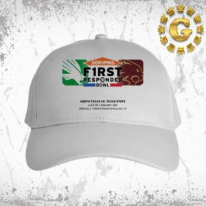 North Texas Mean Green Vs Texas State Bobcats 2025 First Responder Bowl On Gerald J Ford Stadium In Dallas TX On January 3rd Classic Cap Hat Snapback