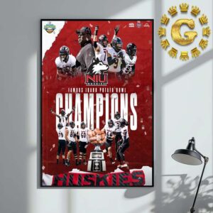 Northern Illinois Huskies Football Are Famous Idaho Potato Bowl Champions 2024 Home Decor Poster Canvas