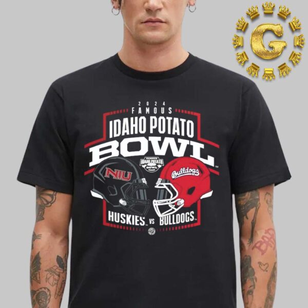 Northern Illinois Huskies Football Vs Bulldogs Fresno State Football 2024 Famous Idaho Potato Bowl Classic T-Shirt