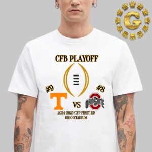 Ohio State Vs Tennessee GFP Gear At College Football Now 2024-2025 CFB Playoff Matchup Unisex T-Shirt