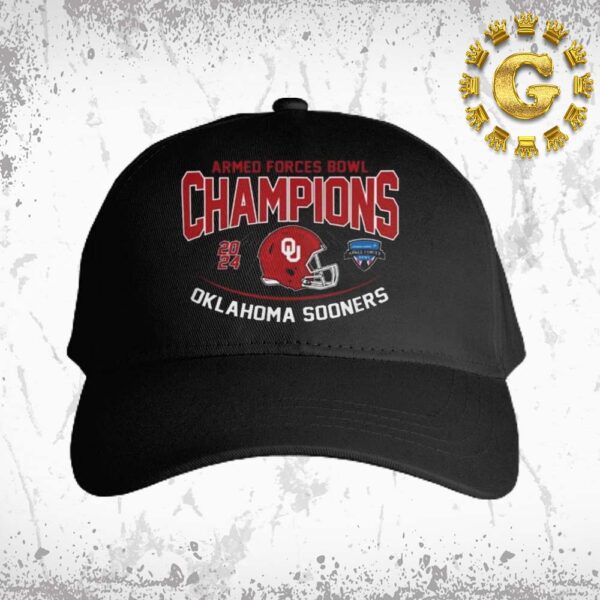 Oklahoma Sooners Football Are Lockheed Martin Armed Forces Bowl Champions 2024 Classic Cap Hat Snapback