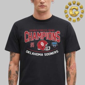 Oklahoma Sooners Football Are Lockheed Martin Armed Forces Bowl Champions 2024 Unisex T-Shirt