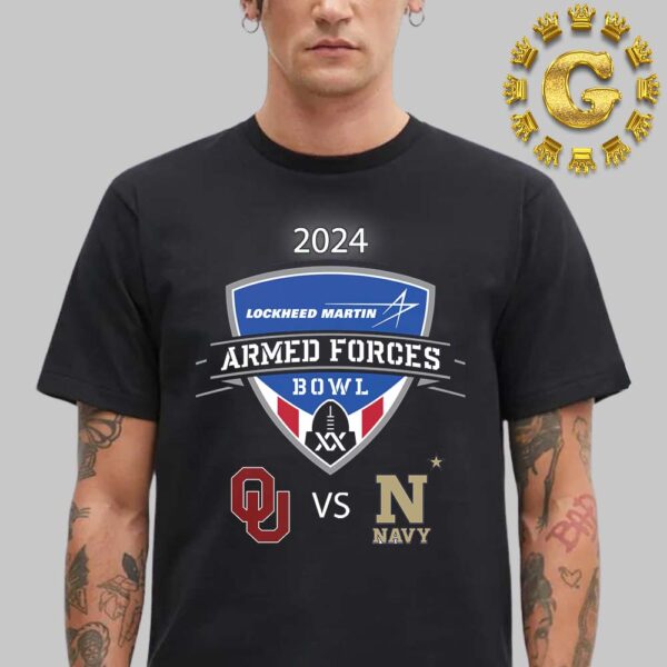 Oklahoma Sooners Vs Navy Midshipmen Armed Forces Bowl On December 27th NCAA Division Unisex T-Shirt