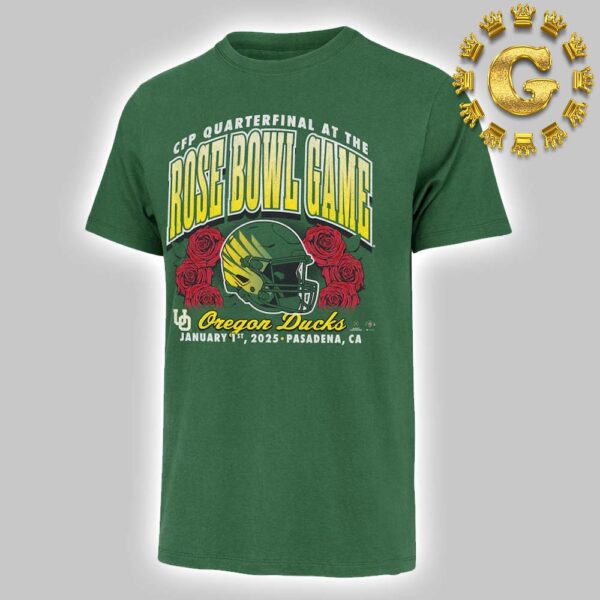 Oregon Ducks Football Playoff 2025 Rose Bowl Franklin Unisex T-Shirt