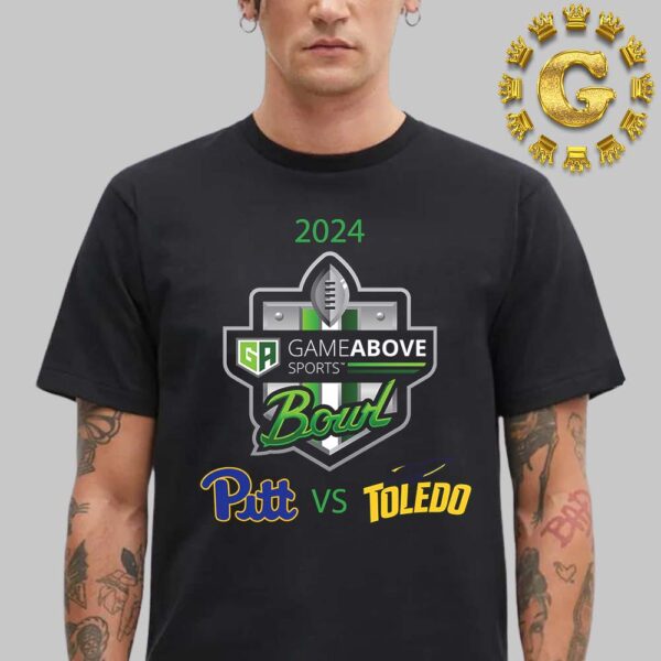 Pittsburgh Panthers Vs Toldeo Rockets 2024 Game Above Sports Bound On December 26th NCAA Division Unisex T-Shirt