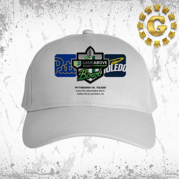 Pittsburgh Panthers Vs Toledo Rockets 2024 Game Above Sports Bowl At Ford Field In Destroit MI On December 26th Classic Cap Hat Snapback