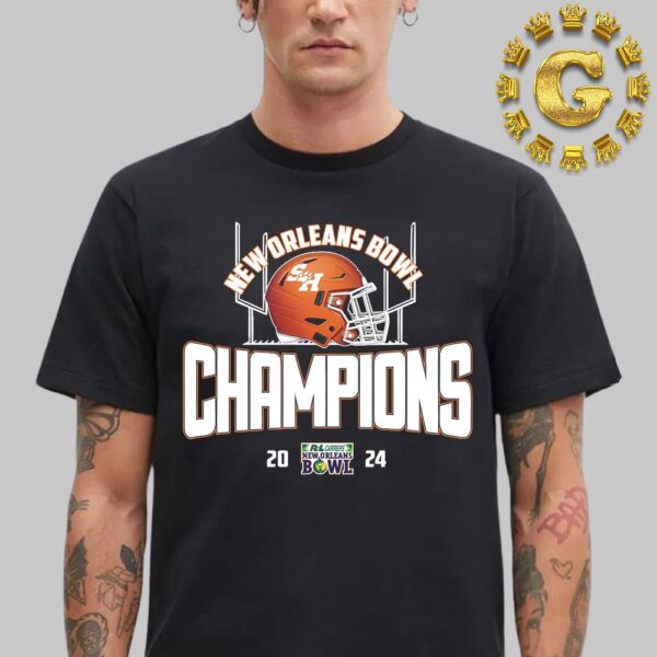 Sam Houston Bearkats Football Is The 2024 New Orleans Bowl Champions NCAA Division Unisex T-Shirt